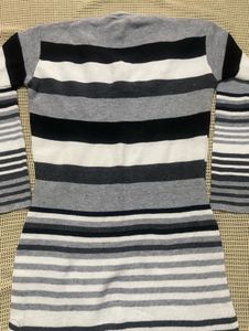 Woollen Striped Knit Kurta