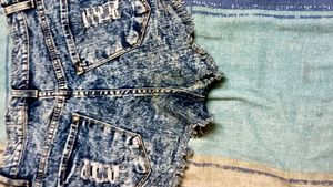 Denim Dark Blue Shorts
