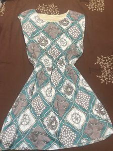 Nautical Print Dress