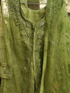 Beautiful Green Sequinned Suit