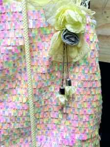 Girls&#39; Sequined Party Dress with Matching Bag