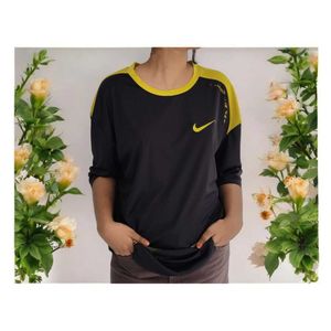 Nike Black & Yellow Sport Tee – Unisex
