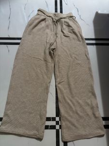 woolen Wide Leg Lounge Pants