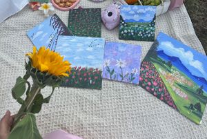 Hand-Painted Nature Art Set