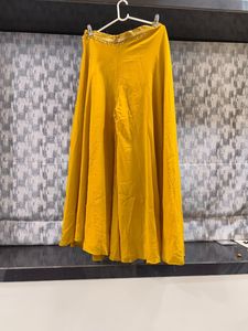 Embroidered Yellow Blouse n lehanga set