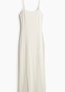 Elegant Cream Slip Dress