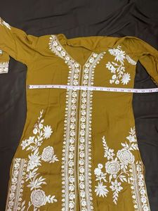 Autumn Lane Embroidered Co-ord Set- S