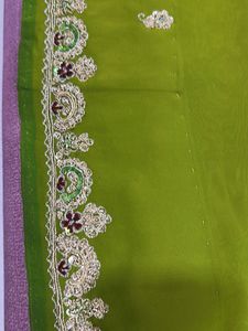 zardosi heavy work saree