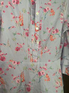 Lavender Peplum Top From AND
