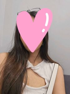 TRENDYOL Front Cut-Out Cropped Top