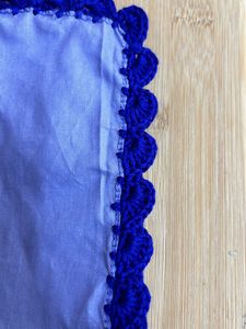 Handkerchief For Women Crocher Border