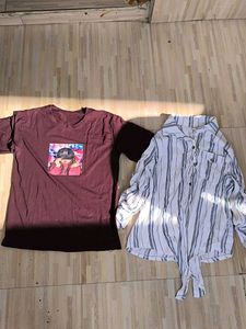 T-Shirt and Button Up Bundle