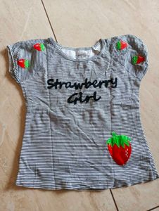 Strawberry Girl Striped Top