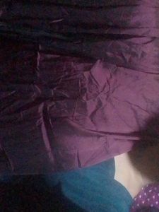 Maroon Saree With Golden Colour Broader