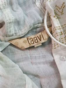Taavi Handblock Hoodie Kurta