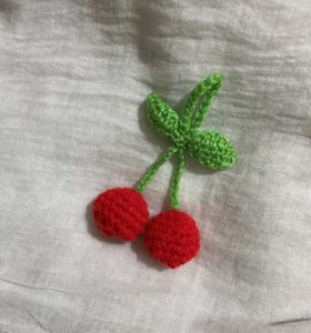 Cute Cherry Bag Charm/keychain