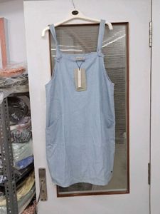 Cute Denim Overall Dress