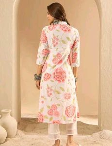 Designer printed Cotton Kurti Straight Kurta