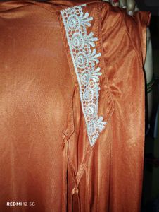 Orange Nighty with Lace