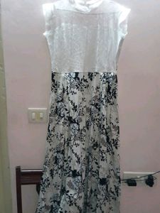 White Floral Maxi Dress