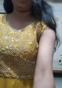 Yellow Embroidered Dress