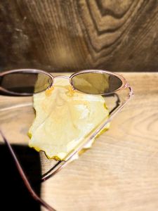 Rose Gold Aviator Sunglasses
