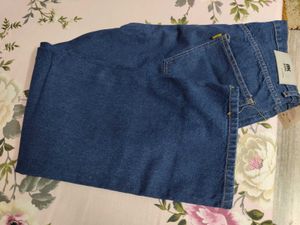 Wide Leg Denim Jeans