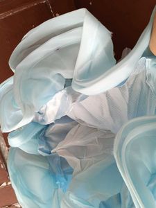 Beautiful sky Blue princess frock (fixed rates)