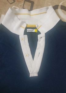 Bewakoof Blue Cotton T-Shirt