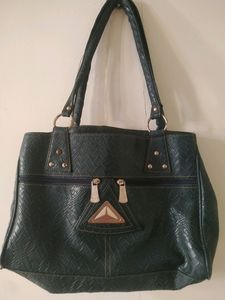 Unique Triangle Detail Tote Bag