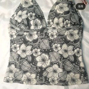 Coral Bay Y2k Beach Wear Backless Top