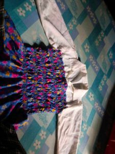 Floral Smocked Dress with Shirt