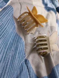 Butterfly Claw Hair Clips - Set of 2