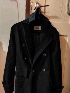 Elegant Black Overcoat