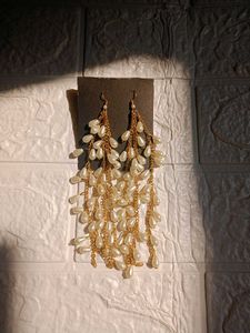 Long Pearl Earrings