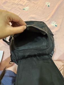 Black backpack