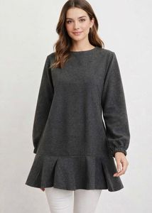 Korean Style Imported Flannel Dress