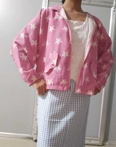 Windproof Light Weight Baloon Sleeve Jacket