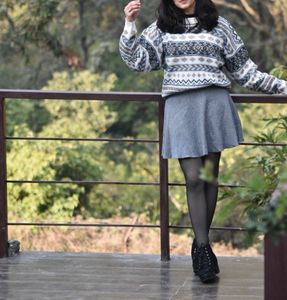 top and skirt both