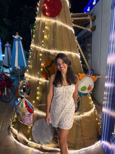 White cotton dress
