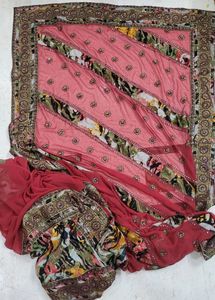 Designer Party Wear Georgette Saree