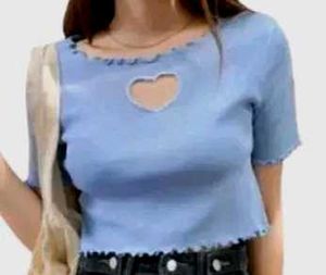 Heart Shape Crop Top