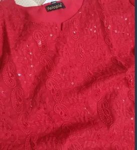 Chikan kari only Kurta For Women