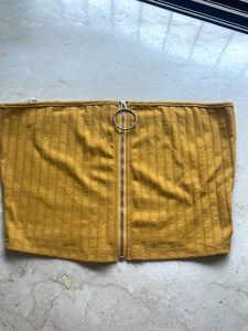 YELLOW TUBE TOP