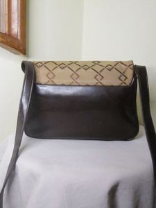 Brown Patterned Handbag