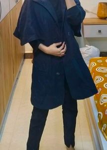 Stylish Navy Blue Coat