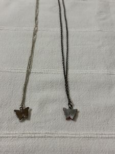 2 butterfly Necklaces
