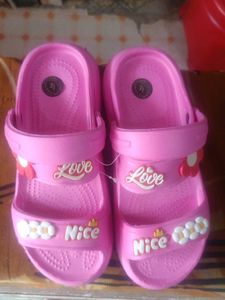 Pink 'Love Nice' Sandals