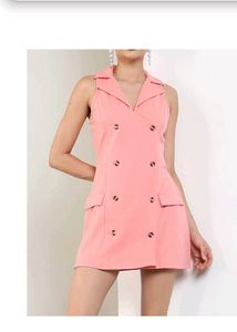 Pink mini blazer