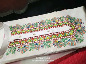 madhubani painted Kurta Set